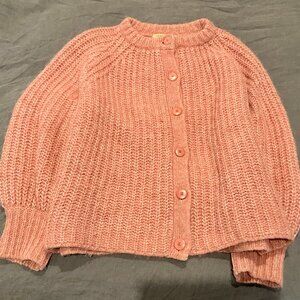 Sezane Emile Cardigan Mottled Pink Size S